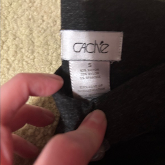 Cache charcoal grey leggings preowned size small - Picture 2 of 2